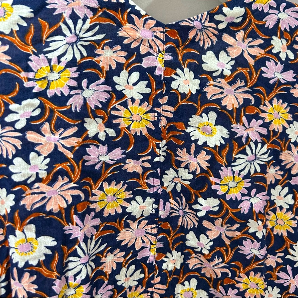 Madewell Floral Open Front Light Weight Kimono- Lg - Picture 4 of 8